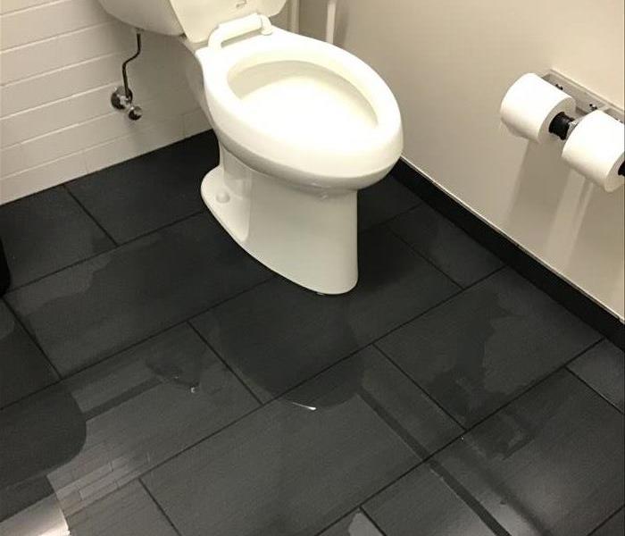 Water leak caused by toilet